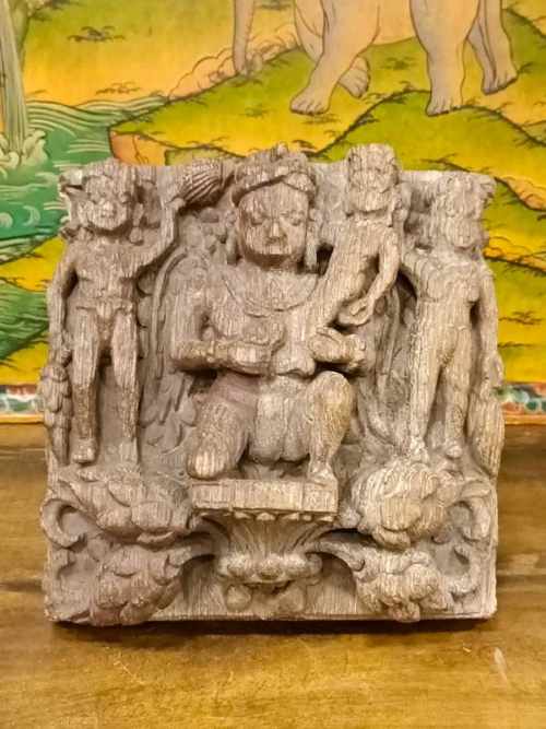 Bassorilievo di Hanuman e Rama