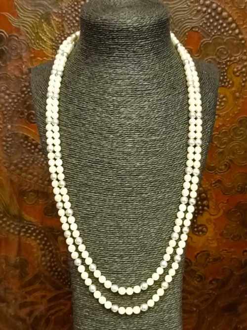 collana oro perle