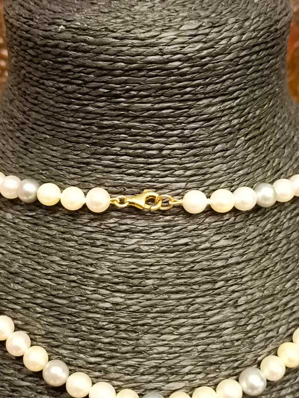 collana oro perle