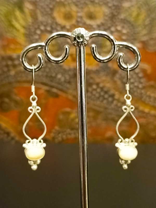 orecchini argento 925 opale