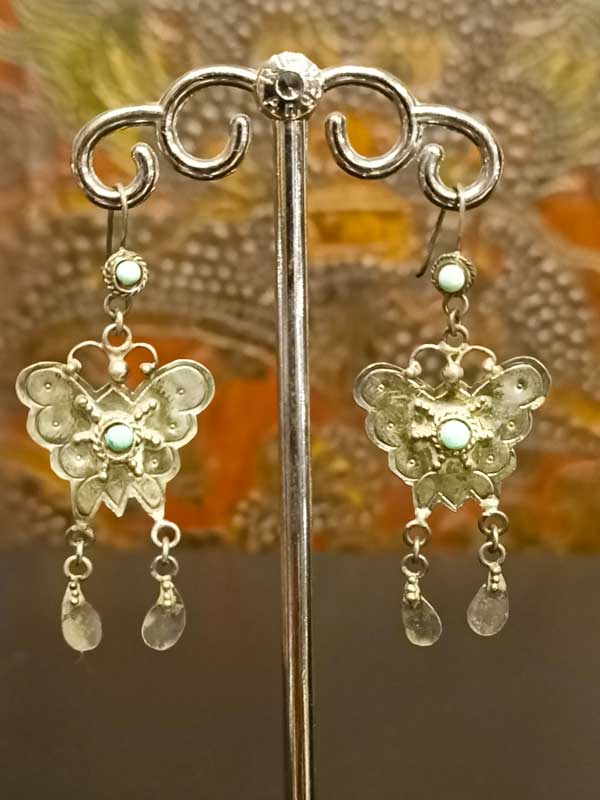 orecchini argento 925 turchese