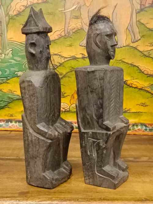 statue coppia etnia yao