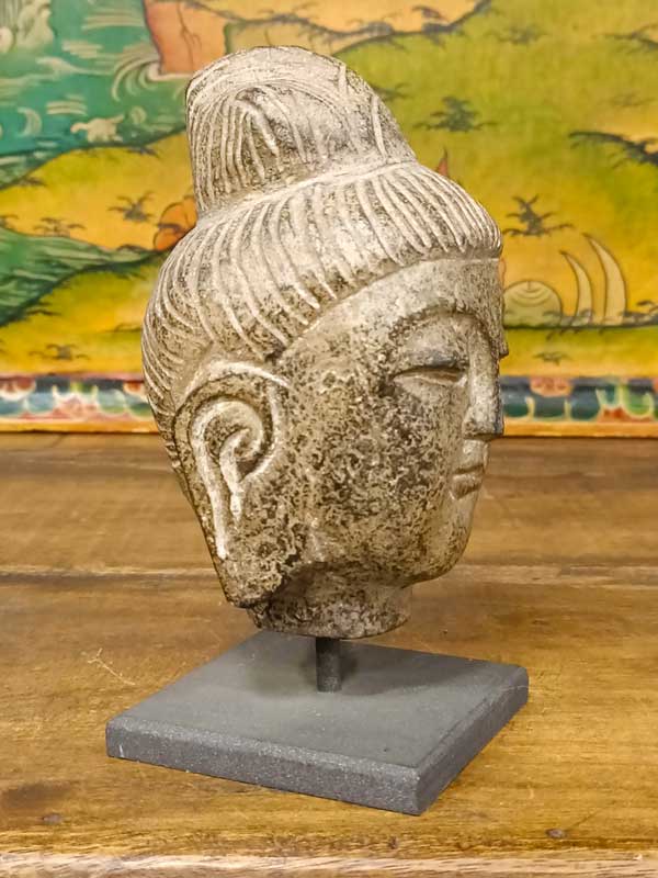 statua testa di buddha