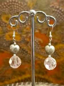 orecchini argento 925 cristallo di rocca
