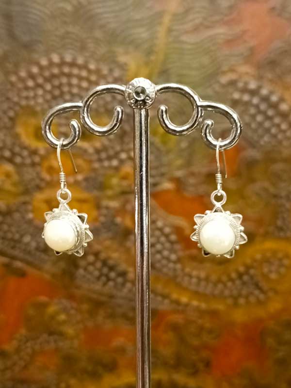 orecchini argento 925 perle